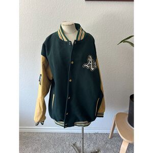 Jack N Hoods Oakland Athletics Varsity Jacket NWT